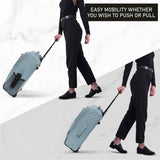 5 Cities (55x35x20cm) Lightweight Cabin Hand Luggage With a Retractable Telescopic Handle, Approved For Ryanair/easyJet/British Airways & more