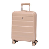 Aerolite 4-Piece ABS Lightweight Luggage Set – Expandable Cabin, Medium, Large & XL Hard Shell Suitcases with Spinner Wheels & TSA Lock – Beige