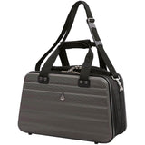 Aerolite (55x40x20cm) Lightweight Hard Shell Cabin Hand Luggage and (35x20x20cm) Black Holdall | 4 Wheels - Packed Direct UK