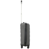 Aerolite (55x40x20cm) Lightweight Hard Shell Cabin Hand Luggage and (35x20x20cm) Black Holdall | 4 Wheels - Packed Direct UK