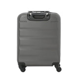 Aerolite (55x40x20cm) Lightweight Hard Shell Cabin Hand Luggage and (35x20x20cm) Black Holdall | 4 Wheels - Packed Direct UK