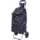 Hoppa 57Ltr Lightweight Shopping Trolley 2024 model, Hard Wearing & Foldaway Push/Pull Cart for Easy Storage With 1 Year Guarantee - Packed Direct UK