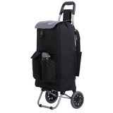 Hoppa Fully Insulated Lightweight 2024 Model 2 Wheeled Large 42 - Litre Capacity Shopping Trolley Bag 95cm, 2.1kg with Shoulder Strap - Packed Direct UK
