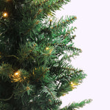 Olsen & Smith Pre - Lit 6ft Premium Victorian Pine Multi - Function Artificial Christmas Tree with Warm White LED Lights, Next Day Delivery Available - Packed Direct UK