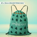 Kids Travel Accessories Set Dinosaur Neck Pillow Drawstring Bag & 50 Stickers Children's Travel Essentials Bundle for Flights Holidays Ride On Suitcases & Sleepovers
