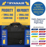 Aerolite (40x20x25cm) Ryanair Maximum Size Holdall Hand Luggage Bag