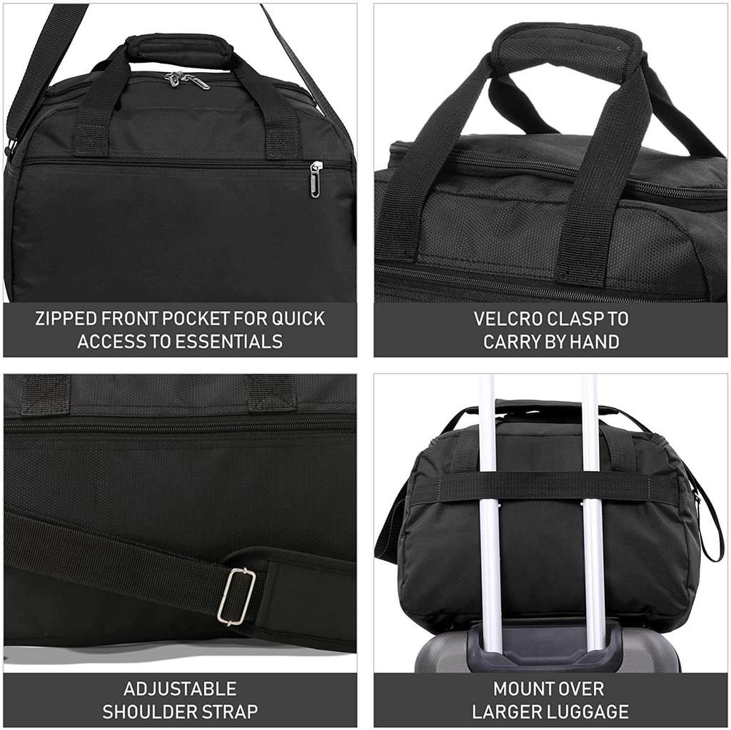 Aerolite 40x20x25cm Ryanair Maximum Size Holdall Hand Luggage Bag
