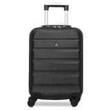 Aerolite (55x35x20cm) Lightweight Cabin Luggage | Black