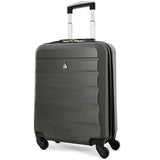 Aerolite (55x40x20cm) Lightweight Hard Shell Cabin Hand Luggage 4 Wheels, Carton (4)