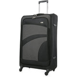 Aerolite Lightweight Soft Shell Complete Luggage Set (Cabin + Large Hold Luggage Suitcase) | 4 Wheels