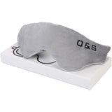 Olsen & Smith Weighted Thermodynamic Microwavable Freezable Heating Cooling Hot Cold Therapy Tension Relief Eye Pillow Sleep Relaxation Mask Grey