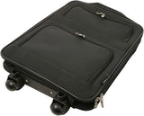 5 Cities Easyjet Ryanair 55x40x20cm Folding Cabin Bag Hand Luggage Carry On Suitcase Black