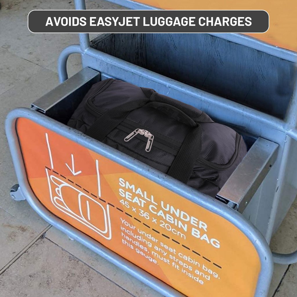 Aerolite 45x36x20 easyJet Maximum Size Suitcase to Avoid Easyjet Excess Hand  Luggage Fee with 5 Years Warranty Hard Shell Carry On Hand Cabin Luggage  Underseat Flight Bag with 4 Wheels : 