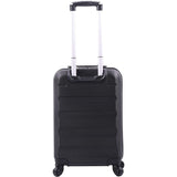 Aerolite (55x35x25cm) Hard Shell Carry On Hand Cabin Luggage Suitcase with 4 Wheels, Max Size for Air Europa Air France Alitalia KLM & Transavia