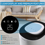 Olsen & Smith 12L/Day Portable Electric Dehumidifier Dehumidifiers for Home Damp Bedroom Kitchen Bathroom Garage Basement with 3L Tank & 2m Drain Hose