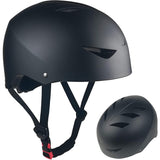 Lightweight Skateboard Rollerskate Scooter Bike Cycle Helmet Skateboarding Rollerskating Safety Helmet for Men Women Boys Girls, 58-61cm Matte Black