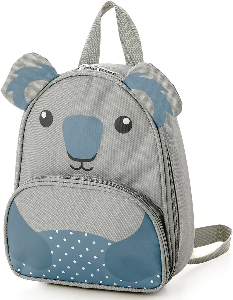 Childrens Kids Luggage Carry on Suitcase Travel Luggage Trolley and Backpack Set (Koala Trolley/Backpack)