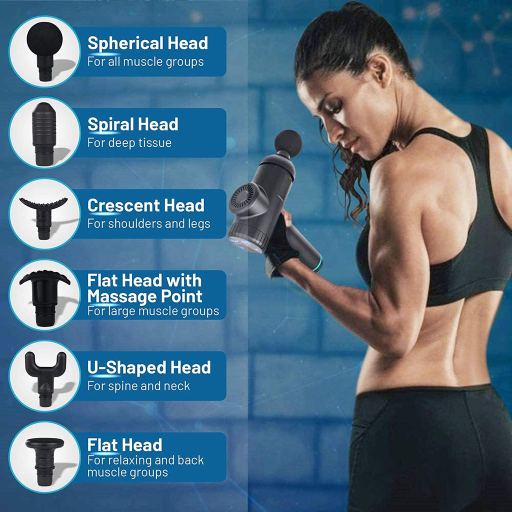 Massage on sale gun heads