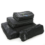 Aerolite Luggage Packing Cubes Travel Organiser 4 Piece Set