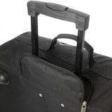 5 Cities easyJet/British Airways / Jet2 56x45x25cm Maximum Carry On Cabin Approved Hand Luggage Trolley Bag 56x45x25, 60L, Black