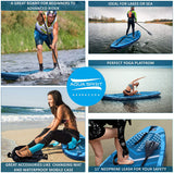 AQUA SPIRIT Barracuda iSUP 10'6 long Inflatable Stand up Paddle Board Kayak Package for Adult Beginners / Experts with Kayak Seat, Pump, Paddle,  Backpack, Leash, Kayak Blade, Changing Mat, Go-Pro Mount, Waterproof Phone Case, 2 Years Of Warranty