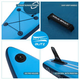 AQUA SPIRIT Blitz 10’8 & 12'6 PREMIUM iSUP Inflatable Stand up Paddle Board & Kayak with Top Accessories