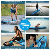 AQUA SPIRIT Blitz 10’8 & 12'6 PREMIUM iSUP Inflatable Stand up Paddle Board & Kayak with Top Accessories