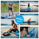 AQUA SPIRIT Blitz 10’8 & 12'6 PREMIUM iSUP Inflatable Stand up Paddle Board & Kayak with Top Accessories