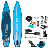 AQUA SPIRIT Blitz 10’8 & 12'6 PREMIUM iSUP Inflatable Stand up Paddle Board & Kayak with Top Accessories