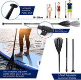 AQUA SPIRIT Tempo 10' iSUP Inflatable Stand up Paddle Board for Adult Beginners/Intermediate with Backpack, Leash, Paddle, Changing Mat & Waterproof Phone Case