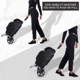 Hoppa Fully Insulated Lightweight 2024 Model 2 Wheeled Huge 51Litre Capacity Shopping Trolley Bag 95cm, 2.6kg