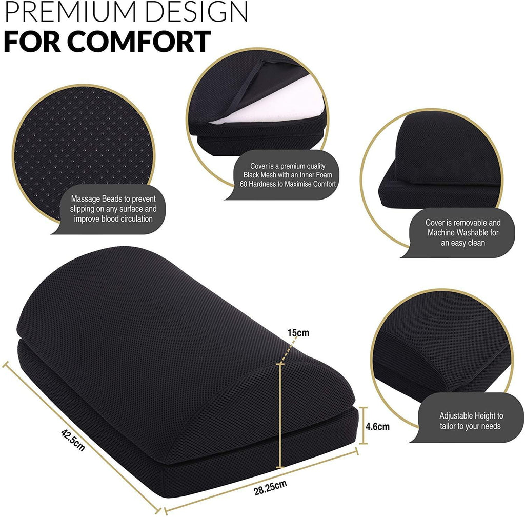 Ergo foam shop adjustable footrest