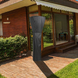 Olsen & Smith Water Resistant Windproof Outdoor Gas Patio Heater Protective Cover 226 x 85 x 48cm – Protection from Rain & Wind - Black