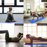 Sport24 Yoga Mat NBR Non-slip Multipurpose- Pilates, Ab workouts, Stretching, Push ups, Gymnastics- 183cm X 62cm X 1cm with Carry Strap- Men/Women